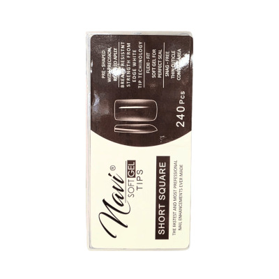 NAVI Soft Gel Short Square 240pcs