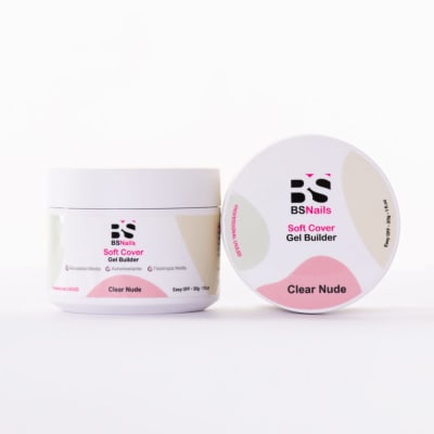BSNAILS Gel Builder Soft Cover Autonivelante CLEAR NUDE 30 ML1