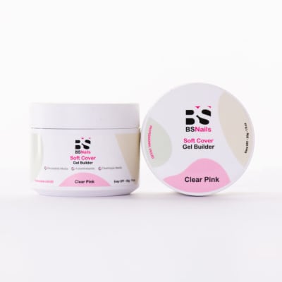 BSNAILS Gel Builder Soft Cover Autonivelante CLEAR PINK 30 ML1