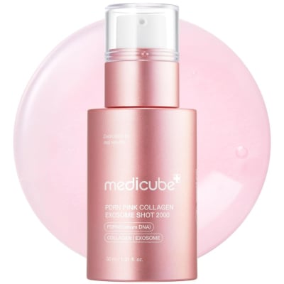 MEDICUBE PDRN Pink Collagen Exosome Shot Ampoule 2000- Serum con espículas 30ml