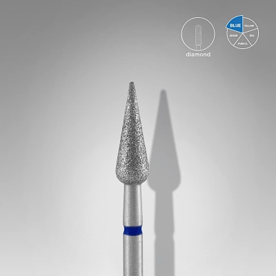 Staleks Pro Fresa Cónica 4mm – Azul