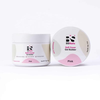 BSNAILS Gel Builder Soft Cover Autonivelante – Color PINK – 30 ml