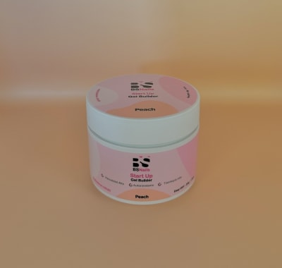 BSNAILS Gel Builder Start Up Autonivelante – PEACH- Envase Rosado 30 ML