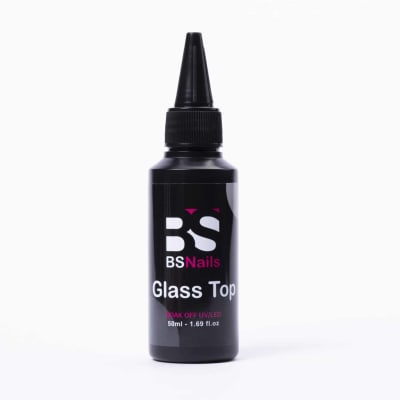 BSNAILS Glass Top Coat UV Vitrificante – Envase Recarga-Refill 50 ml