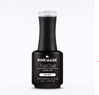 Glitter Top Coat #1 PINK MASK