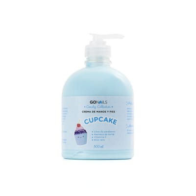 GoNails Crema de Manos y Pies - Cupcake 500ml
