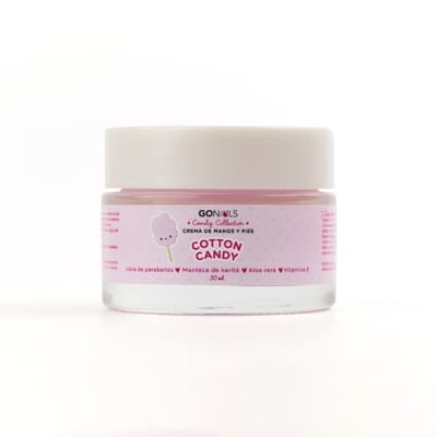 Go Nails Crema de Manos y Pies Cotton Candy - 50 ml