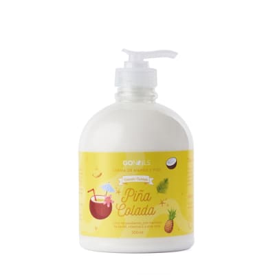 GoNails Crema de Manos y Pies Piña Colada- 500 ml