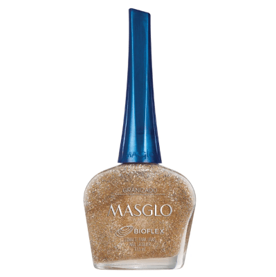 Esmalte tradicional MASGLO (Granizado Dorado)1