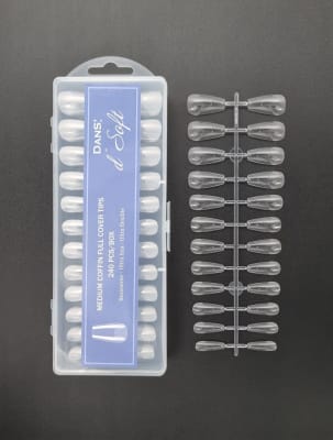 Medium Coffin Full Cover Soft Gel DANS x240pcs