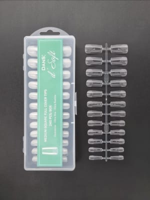 Medium Square Full Cover Soft Gel DANS x240pcs1