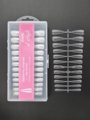 Stiletto Full Cover Soft Gel DANS x240pcs