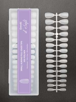 Small matte Almond Full Cover Tips dSoft x300pcs DANS1