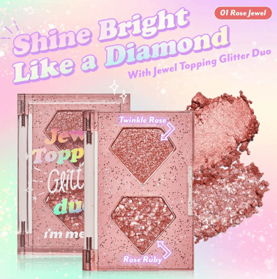 I’M MEME JEWEL TOPPING GLITTER DUO