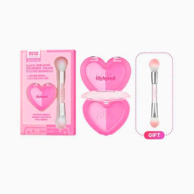 [lilybyred] Luv Beam Cheek Duo Brush Set - 01# Funky Beam