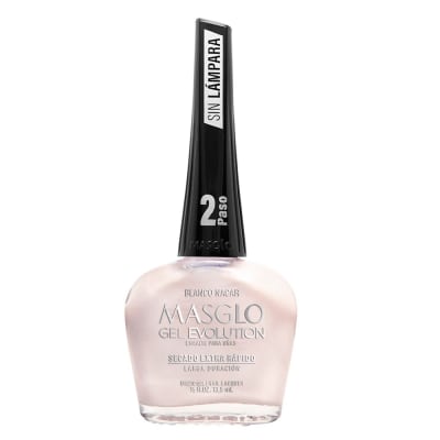 Esmalte Gel Evolution MASGLO (Blanco Nacar)1