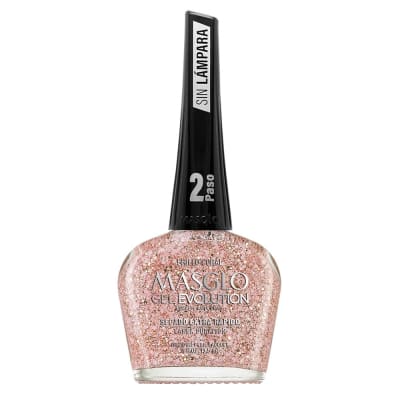 Esmalte Gel Evolution MASGLO (Brillo Coral)