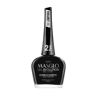 Esmalte Gel Evolution MASGLO (Negro)1