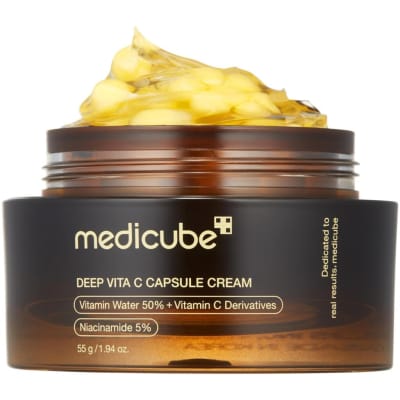 MEDICUBE Deep Vita C Capsule Cream – Crema Iluminadora 55 ml