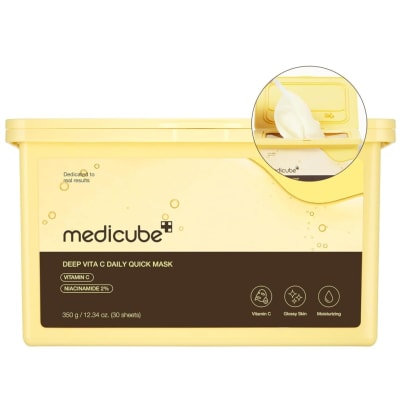 MEDICUBE Deep Vita C Daily Quick Mask -Mascarillas de Tela x 30 piezas