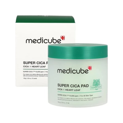 MEDICUBE Super Cica Toner Pad – Pads calmantes 70 Piezas