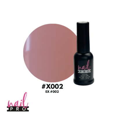 NAIL PRO Esmalte Permanente 8 ml X002 (ex002) Base de Francesa Rosa Traslucido