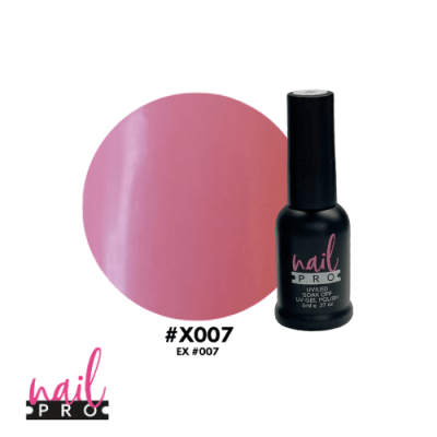 NAIL PRO Esmalte Permanente 8 ml X007 (ex007) Rosa Chicle