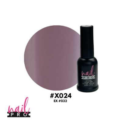 NAIL PRO Esmalte Permanente 8 ml X024 (ex032) Nude Morado1