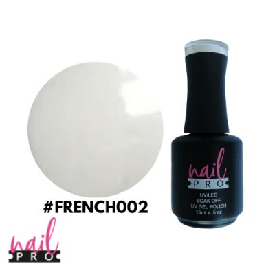 NAIL PRO Esmalte Permanente FRENCH002 Blanco Lechoso1