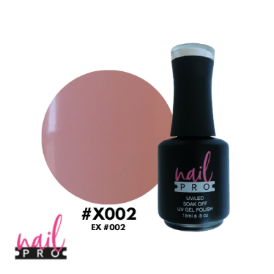 NAIL PRO Esmalte Permanente X002 Base de Francesa Rosa Traslucido1