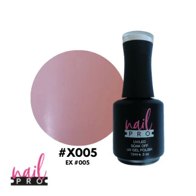 NAIL PRO Esmalte Permanente X005 Nude Rosado
