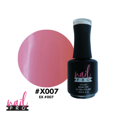 NAIL PRO Esmalte Permanente X007 Rosa Chicle1