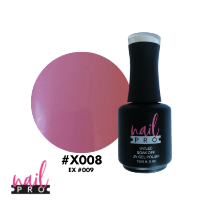 NAIL PRO Esmalte Permanente X008 Rosado1