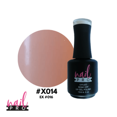 NAIL PRO Esmalte Permanente X014 Color Piel Claro1