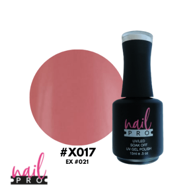 NAIL PRO Esmalte Permanente X017 Palo Rosa1