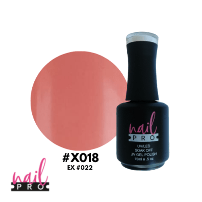 NAIL PRO Esmalte Permanente X018 Nude Damasco