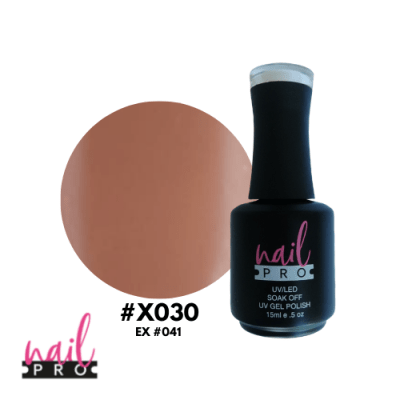 NAIL PRO Esmalte Permanente X030 Cafe Claro