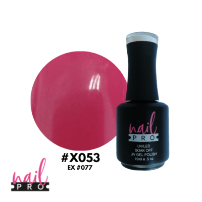 NAIL PRO Esmalte Permanente X053 Fucsia