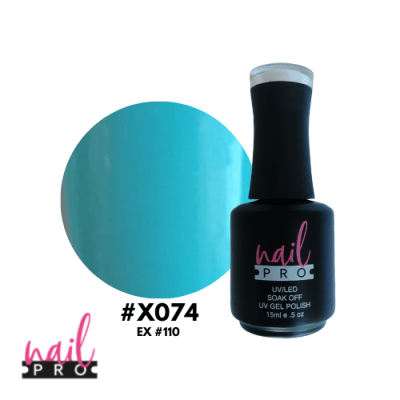 NAIL PRO Esmalte Permanente X074 Celeste