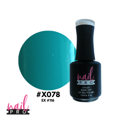 NAIL PRO Esmalte Permanente X078 Turquesa1