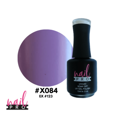 NAIL PRO Esmalte Permanente X084 Morado Pastel1