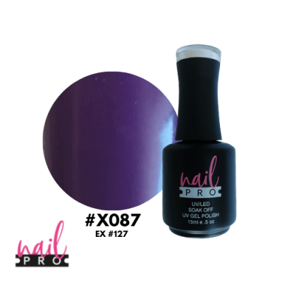 NAIL PRO Esmalte Permanente X087 Morado