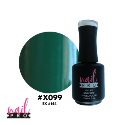 NAIL PRO Esmalte Permanente X099 Verde1