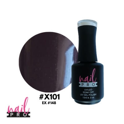 NAIL PRO Esmalte Permanente X101 Burdeo Café