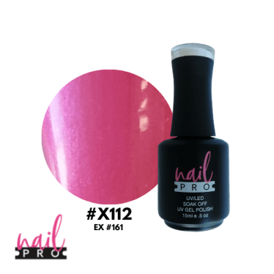 NAIL PRO Esmalte Permanente X112 Rosado perlado