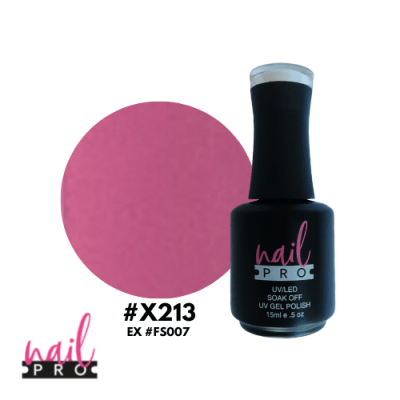 NAIL PRO Esmalte Permanente X213 Rosado