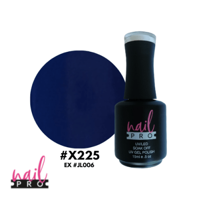 NAIL PRO Esmalte Permanente X225 Azul marino