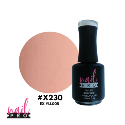 NAIL PRO Esmalte Permanente X230 Color piel Rosa