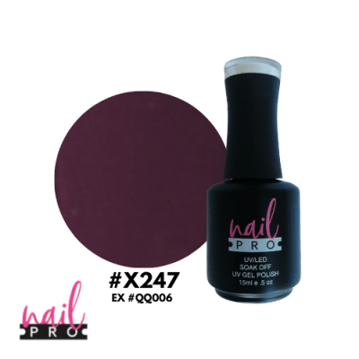 NAIL PRO Esmalte Permanente X247 Morado Uva