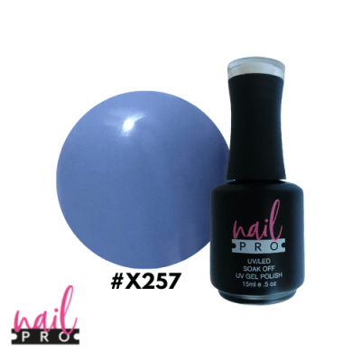 NAIL PRO Esmalte Permanente x257 Azul bebé1